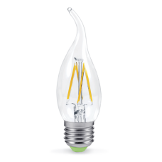 Лампа светодиодная LED-СВЕЧА НА ВЕТРУ-PREMIUM 5Вт 160-260В Е27 4000К 450Лм прозрачная ASD